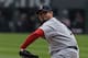CHICAGO, IL - APRIL 29: Starting pitcher Josh Beckett #19 of the Boston Red Sox delivers the ball against the Chicago White Sox at U.S. Cellular Field on April 29, 2012 in Chicago, Illinois. The White Sox defeated the Red Sox 4-1. (Photo by Jonathan Daniel/Getty Images)