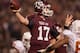 COLLEGE STATION, TX - NOVEMBER 24: Ryan Tannehill #17 of the Texas A&M Aggies throws a pass against the Texas Longhorns in the second half of a game at Kyle Field on November 24, 2011 in College Station, Texas. (Photo by Darren Carroll/Getty Images)