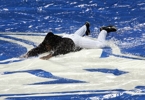 Rangers Video: The Tarp Slide