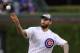 CHICAGO, IL - MAY 08: WWE Champion CM Punk throws out the first pitch before the Chicago Cubs versus the Atlanta Braves game on May 8, 2012 at Wrigley Field in Chicago, Illinois. (Photo by David Banks/Getty Images)