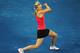 MADRID, SPAIN - MAY 08: Maria Sharapova of Russia follows the ball through to Klara Zakapalova of the Czech Republic during the Mutua Madrilena Madrid Open tennis tournament at the Caja Magica on May 8, 2012 in Madrid, Spain. (Photo by Jasper Juinen/Getty Images)