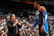 ATLANTA, GA - APRIL 28: Head coach Stan Van Gundy converses with Dwight Howard #12 of the Orlando Magic during Game Six of the Eastern Conference Quarterfinals in the 2011 NBA Playoffs against the Atlanta Hawks at Philips Arena on April 28, 2011 in Atlanta, Georgia. NOTE TO USER: User expressly acknowledges and agrees that, by downloading and or using this photograph, User is consenting to the terms and conditions of the Getty Images License Agreement. (Photo by Kevin C. Cox/Getty Images)