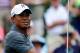 PONTE VEDRA BEACH, FL - MAY 10: Tiger Woods of the United States hits his tee shot on the 15th hole during the first round of THE PLAYERS Championship held at THE PLAYERS Stadium course at TPC Sawgrass on May 10, 2012 in Ponte Vedra Beach, Florida. (Photo by Mike Ehrmann/Getty Images)