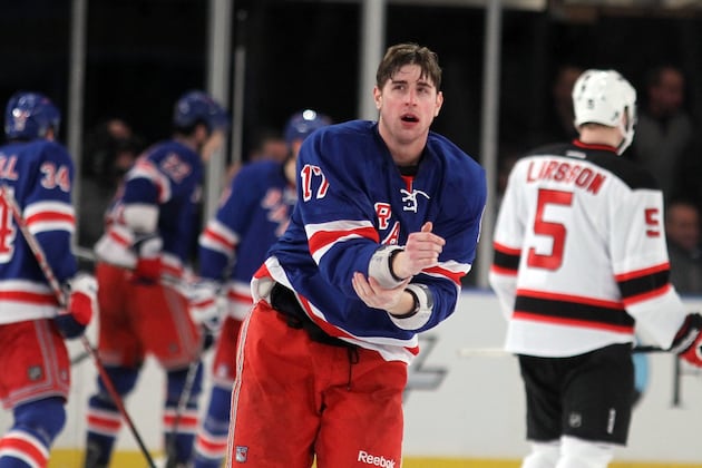 2012 NHL Playoffs: Why the New York Rangers Need Brandon Dubinsky Healthy to Win