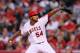 ANAHEIM, CA - MAY 04: Ervin Santana #54 of the Los Angeles Angels of Anaheim throws a pitch against the Toronto Blue Jays at Angel Stadium of Anaheim on May 4, 2012 in Anaheim, California. (Photo by Stephen Dunn/Getty Images)