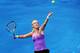 MADRID, SPAIN - MAY 12: Victoria Azarenka of Belarus serves the ball to Agnieszka Radwanske of Poland in her semi final match during the Mutua Madrilena Madrid Open tennis tournament at the Caja Magica on May 12, 2012 in Madrid, Spain. (Photo by Jasper Juinen/Getty Images)