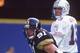 20 Nov 1994: PITTSBURGH LINEBACKER KEVIN GREENE WATCHES AS THE BALL GOES DOWN FIELD DURING THE STEELERS 16-13 OVERTIME VICTORY OVER THE MIAMI DOLPHINS AT THREE RIVERS STADIUM IN PITTSBURGH, PENNSYLVANIA.