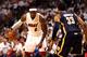 MIAMI, FL - MAY 13: Forward Lebron James #6 of the Miami Heat drives against Forward danny Granger #33 of the Indiana Pacers in Game One of the Eastern Conference Semifinals in the 2012 NBA Playoffs on May 13, 2012 at the American Airines Arena in Miami, Florida. NOTE TO USER: User expressly acknowledges and agrees that, by downloading and or using this photograph, User is consenting to the terms and conditions of the Getty Images License Agreement. (Photo by Marc Serota/Getty Images)