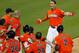 Miami outfielder Giancarlo Stanton has six homers and 13 RBI in May, while sparking the resurgent Marlins to a 10-2 record this month.