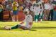 MIAMI GARDENS, FL - JANUARY 01: Matt Moore #8 of the Miami Dolphins looks on during a game against the New York Jets at Sun Life Stadium on January 1, 2012 in Miami Gardens, Florida. (Photo by Mike Ehrmann/Getty Images)