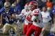 TULSA, OK - NOVEMBER 25: Wide receiver Patrick Edwards #83 of the Houston Cougars rushes in the first half against the Tulsa Hurricanes on November 25, 2011 at H.A. Chapman Stadium in Tulsa, Oklahoma. Houston defeated Tulsa 48-16. (Photo by Brett Deering/Getty Images)