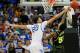 ATLANTA, GA - MARCH 25: Pierre Jackson #55 of the Baylor Bears has his shot blocked by Anthony Davis #23 of the Kentucky Wildcats during the 2012 NCAA Men's Basketball South Regional Final at the Georgia Dome on March 25, 2012 in Atlanta, Georgia. (Photo by Kevin C. Cox/Getty Images)
