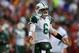 LANDOVER, MD - DECEMBER 04: Mark Sanchez #6 of the New York Jets celebrates after the Jets scored against the Washington Redskins at FedExField on December 4, 2011 in Landover, Maryland. (Photo by Rob Carr/Getty Images)
