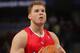 DENVER, CO - APRIL 18: Blake Griffin #32 of the Los Angeles Clippers takes a free throw against the Denver Nuggets at Pepsi Center on April 18, 2012 in Denver, Colorado. The Clippers defeated the Nuggets 104-98. NOTE TO USER: User expressly acknowledges and agrees that, by downloading and or using this photograph, User is consenting to the terms and conditions of the Getty Images License Agreement. (Photo by Doug Pensinger/Getty Images)