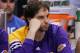 OKLAHOMA CITY, OK - MAY 14: Pau Gasol #16 of the Los Angeles Lakers watches near the end of the game against the Oklahoma City Thunder in Game One of the Western Conference Semifinals in the 2012 NBA Playoffs on May 14, 2012 at the Chesapeake Energy Arena in Oklahoma City, Oklahoma. Oklahoma City defeated Los Angeles 119-90. NOTE TO USER: User expressly acknowledges and agrees that, by downloading and or using the photograph, User is consenting to the terms and conditions of the Getty Images License Agreement. (Photo by Brett Deering/Getty Images)