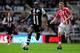 NEWCASTLE UPON TYNE, ENGLAND - APRIL 21: Newcastle forward Demba Ba in action during the Barclays premier league match between Newcastle United and Stoke City at Sports Direct Arena on April 21, 2012 in Newcastle upon Tyne, England. (Photo by Stu Forster/Getty Images)
