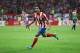BUCHAREST, ROMANIA - MAY 09: Radamel Falcao of Atletico Madrid celebrates scoring the opening goal during the UEFA Europa League Final between Atletico Madrid and Athletic Bilbao at the National Arena on May 9, 2012 in Bucharest, Romania. (Photo by Clive Rose/Getty Images)