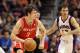 PHOENIX, AZ - FEBRUARY 09: Goran Dragic #3 of the Houston Rockets drives the ball past Steve Nash #13 of the Phoenix Suns during the NBA game at US Airways Center on February 9, 2012 in Phoenix, Arizona. The Rockets defeated the Suns 96-89. NOTE TO USER: User expressly acknowledges and agrees that, by downloading and or using this photograph, User is consenting to the terms and conditions of the Getty Images License Agreement. (Photo by Christian Petersen/Getty Images)