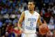 LAS VEGAS, NV - NOVEMBER 26: Kendall Marshall #5 of the North Carolina Tar Heels brings the ball up the court against the UNLV Rebels during the championship game of the Continental Tire Las Vegas Invitational at the Orleans Arena November 26, 2011 in Las Vegas, Nevada. UNLV won 90-80. (Photo by Ethan Miller/Getty Images)