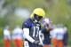 LAKE FOREST, IL - MAY 12: Wide receiver Alshon Jeffery #17 of the Chicago Bears stands on the field during rookie minicamp at Halas Hall on May 12, 2012 in Chicago, Illinois. Jeffery was selected by the Bears in the second round of the 2012 draft. (Photo by Brian Kersey/Getty Images)