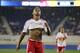HARRISON, NJ - MAY 09: Juan Agudelo #17 of the New York Red Bulls in action against the Houston Dynamo at Red Bull Arena on May 9, 2012 in Harrison, New Jersey. The Red Bulls won the match 1-0. (Photo by Jim McIsaac/Getty Images)