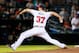 ATLANTA, GA - MAY 17: Brandon Beachy #37 of the Atlanta Braves pitches in the ninth inning to the Miami Marlins at Turner Field on May 17, 2012 in Atlanta, Georgia. (Photo by Kevin C. Cox/Getty Images)