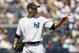 NEW YORK, NY - MAY 13: Andy Pettitte #46 of the New York Yankees prepares to pitch against the Seattle Mariners at Yankee Stadium on May 13, 2012 in the Bronx borough of New York City. (Photo by Jim McIsaac/Getty Images)