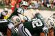 EAST RUTHERFORD, NJ - NOVEMBER 27: Mark Sanchez #6 of the New York Jets in action against the Buffalo Bills during their game on November 27, 2011 at MetLife Stadium in East Rutherford, New Jersey. (Photo by Al Bello/Getty Images)