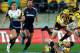 WELLINGTON, NEW ZEALAND - MAY 18: Andre Taylor of the Hurricanes is tackled by Ian Prior of the Brumbies during the round 13 Super Rugby match between the Hurricanes and the Brumbies at Westpac Stadium on May 18, 2012 in Wellington, New Zealand. (Photo by Hagen Hopkins/Getty Images)