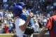 Kerry Wood shares a special moment with son Justin