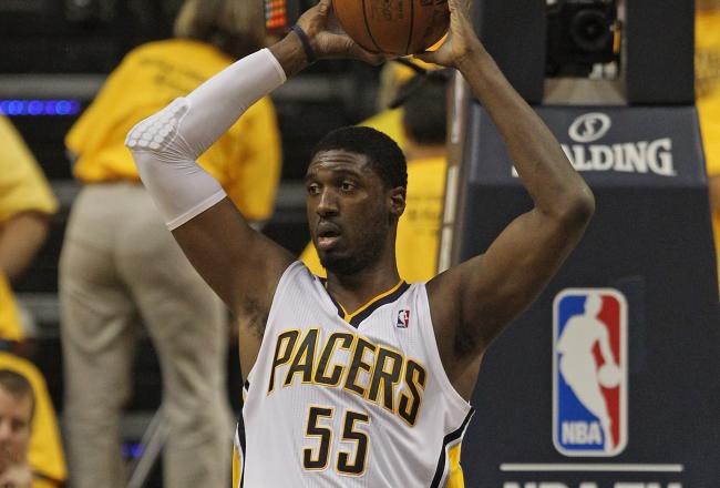 Roy Hibbert had six points, three boards and two blocks in the first quarter.