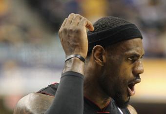 LeBron James played an MVP caliber first half for Miami.
