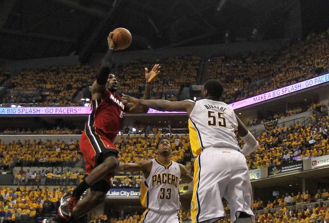 LeBron James has risen above the competition today with 28 points, 8 assists and 8 rebounds.