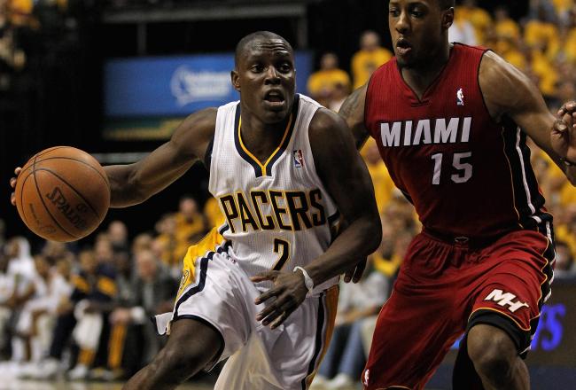 Darren Collison came up with a big steal as the third quarter was winding down.