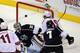 Shane Doan picked up the first of two goals on this power-play score in the first period.