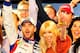 Jimmie Johnson celebrates after winning this year's All-Star event.
