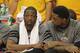 INDIANAPOLIS, IN - MAY 17: (L-R) Mike Miller #13, Dwyane Wade #3 and Undonis Haslem #40 of the Miami Heat sit on the bench near the end of the game against the Indiana Pacers in Game Three of the Eastern Conference Semifinals in the 2012 NBA Playoffs at Bankers Life Fieldhouse on May 17, 2012 in Indianapolis, Indiana. The Pacers defeated the Heat 94-75. NOTE TO USER: User expressly acknowledges and agrees that, by downloading and/or using this photograph, User is consenting to the terms and conditions of the Getty Images License Agreement. (Photo by Jonathan Daniel/Getty Images)