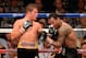 LAS VEGAS, NV - MAY 05: (L-R) Canelo Alvarez throws a left to the head of Shane Mosley during their WBC super welterweight title fight at the MGM Grand Garden Arena on May 5, 2012 in Las Vegas, Nevada. (Photo by Ethan Miller/Getty Images)