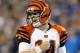 NASHVILLE, TN - NOVEMBER 06: Andy Dalton #14 of the Cincinnati Bengals celebrates after throwing a touchdown pass during the NFL game against the Tennessee Titans at LP Field on November 6, 2011 in Nashville, Tennessee. The Bengals won 24-17.(Photo by Andy Lyons/Getty Images)