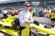 INDIANAPOLIS, IN - MAY 19: Josef Newgarden the driver of the Sarah Fisher Hartman/Dollar General car prepares for his qualifying run for the Indianapolis 500 at Indianapolis Motor Speedway on May 19, 2012 in Indianapolis, Indiana. (Photo by Andy Lyons/Getty Images)