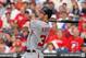 PHILADELPHIA - MAY 22: Left fielder Bryce Harper #34 of the Washington Nationals hits a two-run triple during a game against the Philadelphia Phillies at Citizens Bank Park on May 22, 2012 in Philadelphia, Pennsylvania. (Photo by Hunter Martin/Getty Images)