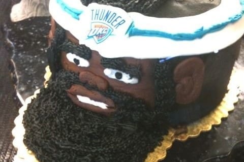 James Harden Cake: OKC Thunder Star Depicted in Awful Looking Dessert