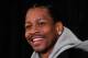 LAS VEGAS, NV - OCTOBER 26: Basketball player Allen Iverson smiles during a news conference at the Thomas & Mack Center to announce the Las Vegas Superstar Challenge October 26, 2011 in Las Vegas, Nevada. The three-game tournament will take place at the Thomas & Mack Center on November 12 and 13, 2011, and will feature four teams made up of NBA players, former NBA players and rookies. Iverson will serve as a captain for one of the teams. (Photo by Ethan Miller/Getty Images)