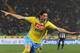 UDINE, ITALY - MARCH 18: Edinson Cavani of SSC Napoli celebrates after scoring Napoli's second goal during the Serie A match between Udinese Calcio and SSC Napoli at Stadio Friuli on March 18, 2012 in Udine, Italy. (Photo by Valerio Pennicino/Getty Images)