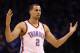 OKLAHOMA CITY, OK - MAY 23: Thabo Sefolosha #2 of the Oklahoma City Thunder reacts late in the fourth quarter while taking on the Dallas Mavericks in Game Four of the Western Conference Finals during the 2011 NBA Playoffs at Oklahoma City Arena on May 23, 2011 in Oklahoma City, Oklahoma. NOTE TO USER: User expressly acknowledges and agrees that, by downloading and or using this photograph, User is consenting to the terms and conditions of the Getty Images License Agreement. (Photo by Christian Petersen/Getty Images)