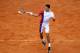 ROME, ITALY - MAY 21: Novak Djokovic of Serbia plays a forehand in his match against Rafael Nadal of Spain in the final during day ten of the Internazionali BNL d'Italia 2012 Tennis on May 21, 2012 in Rome, Italy. (Photo by Julian Finney/Getty Images)