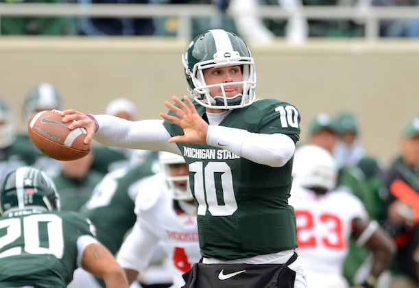 Michigan State's Dan Roushar: QB Andrew Maxwell (knee) Will Be 100% in June