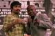 BEVERLY HILLS, CA - FEBRUARY 21: Manny Pacquiao (L) and Timothy Bradley pose fpr photographers at a press conference announcing their upcoming World Boxing Organization welterweight championship fight at The Beverly Hills Hotel on February 21, 2012 in Beverly Hills, California. (Photo by Stephen Dunn/Getty Images)