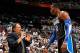 ATLANTA, GA - APRIL 28: Head coach Stan Van Gundy converses with Dwight Howard #12 of the Orlando Magic during Game Six of the Eastern Conference Quarterfinals in the 2011 NBA Playoffs against the Atlanta Hawks at Philips Arena on April 28, 2011 in Atlanta, Georgia. NOTE TO USER: User expressly acknowledges and agrees that, by downloading and or using this photograph, User is consenting to the terms and conditions of the Getty Images License Agreement. (Photo by Kevin C. Cox/Getty Images)