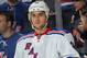 UNIONDALE, NY - OCTOBER 15: Mats Zuccarello #36 of the New York Rangers skates against the New York Islanders at the Nassau Veterans Memorial Coliseum on October 15, 2011 in Uniondale, New York. The Islanders defeated the Rangers 4-2. (Photo by Bruce Bennett/Getty Images)